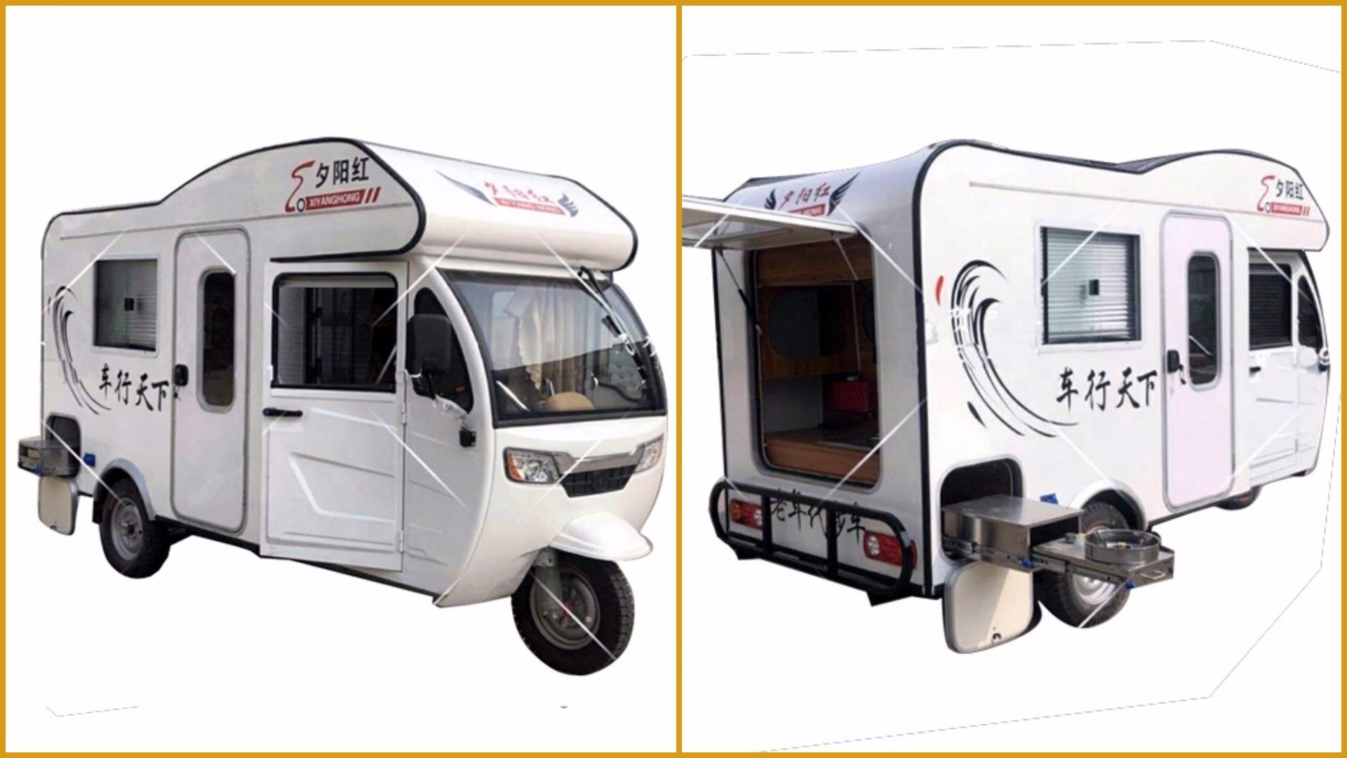 Electric tuk-tuk three-wheeler
